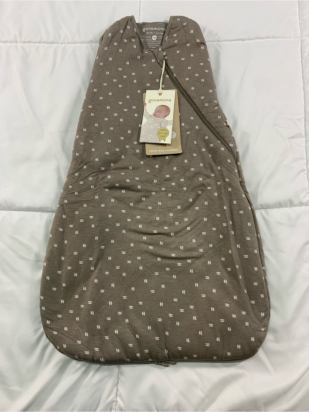 New günamüna sleep bag swaddle size NB-3M